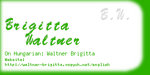 brigitta waltner business card